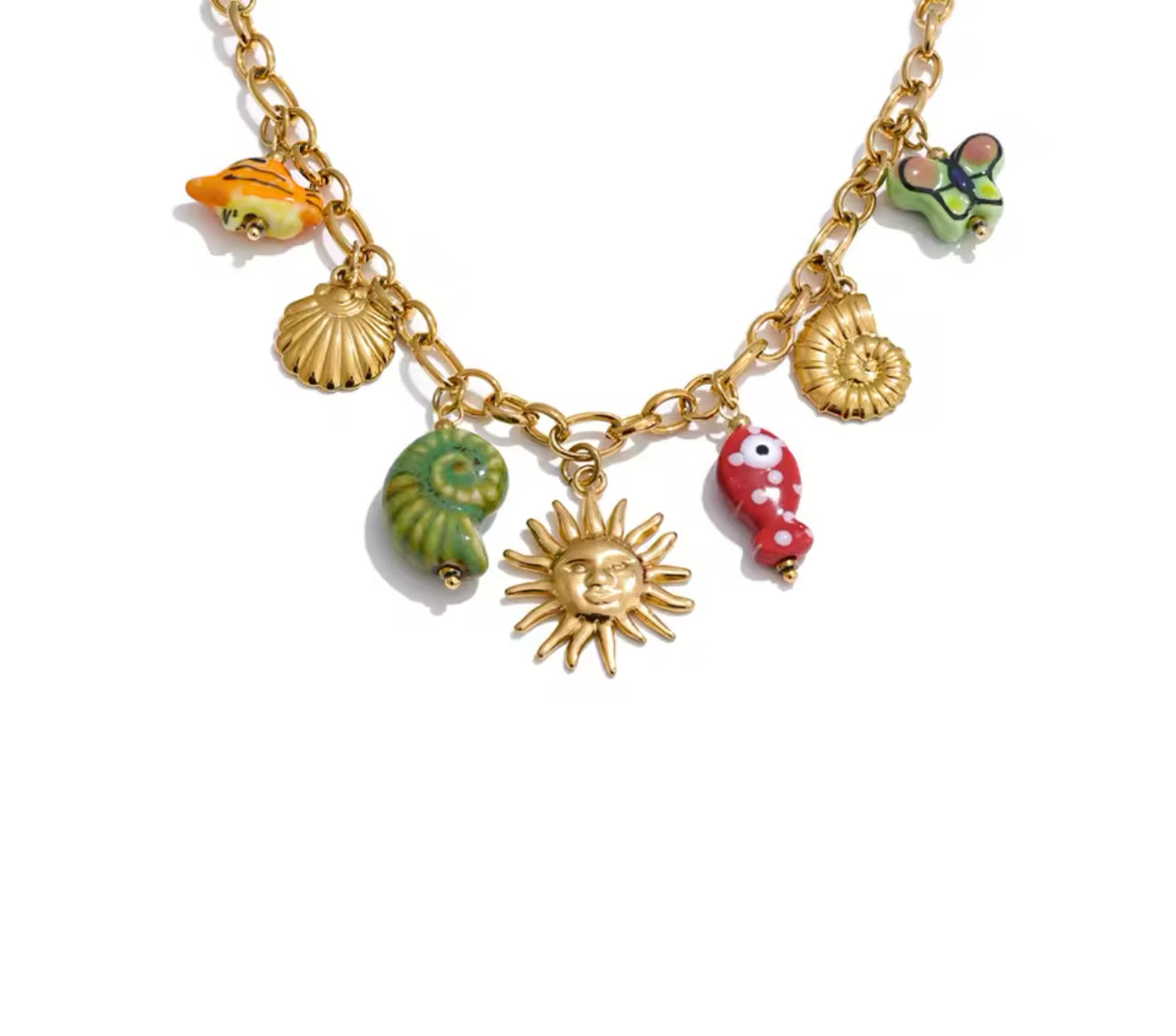 Collier Sunset Coraline