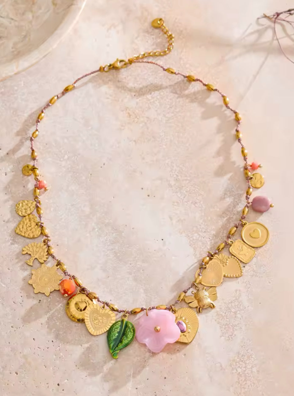 Collier Jardin Doré
