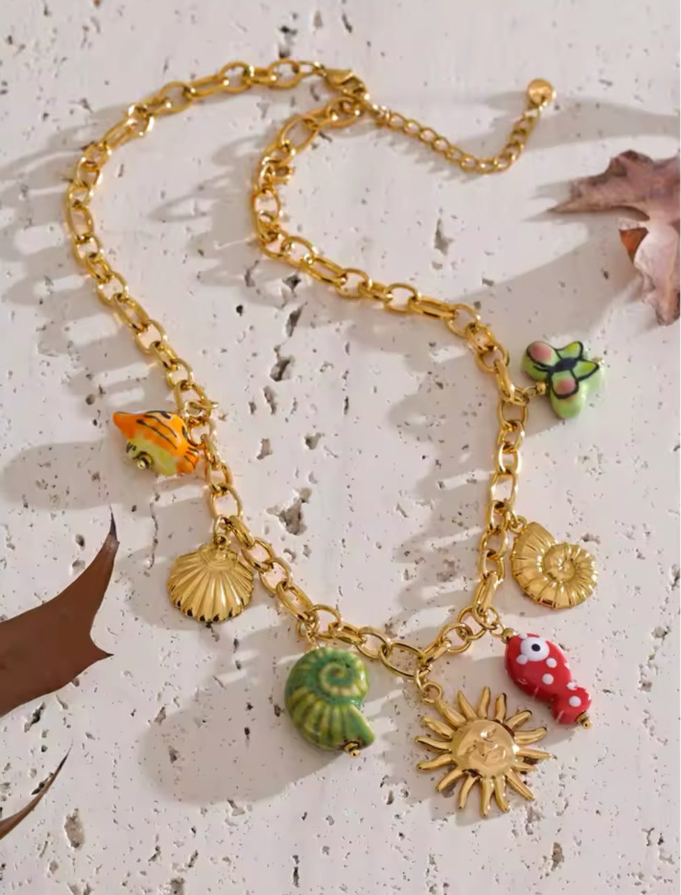 Collier Sunset Coraline