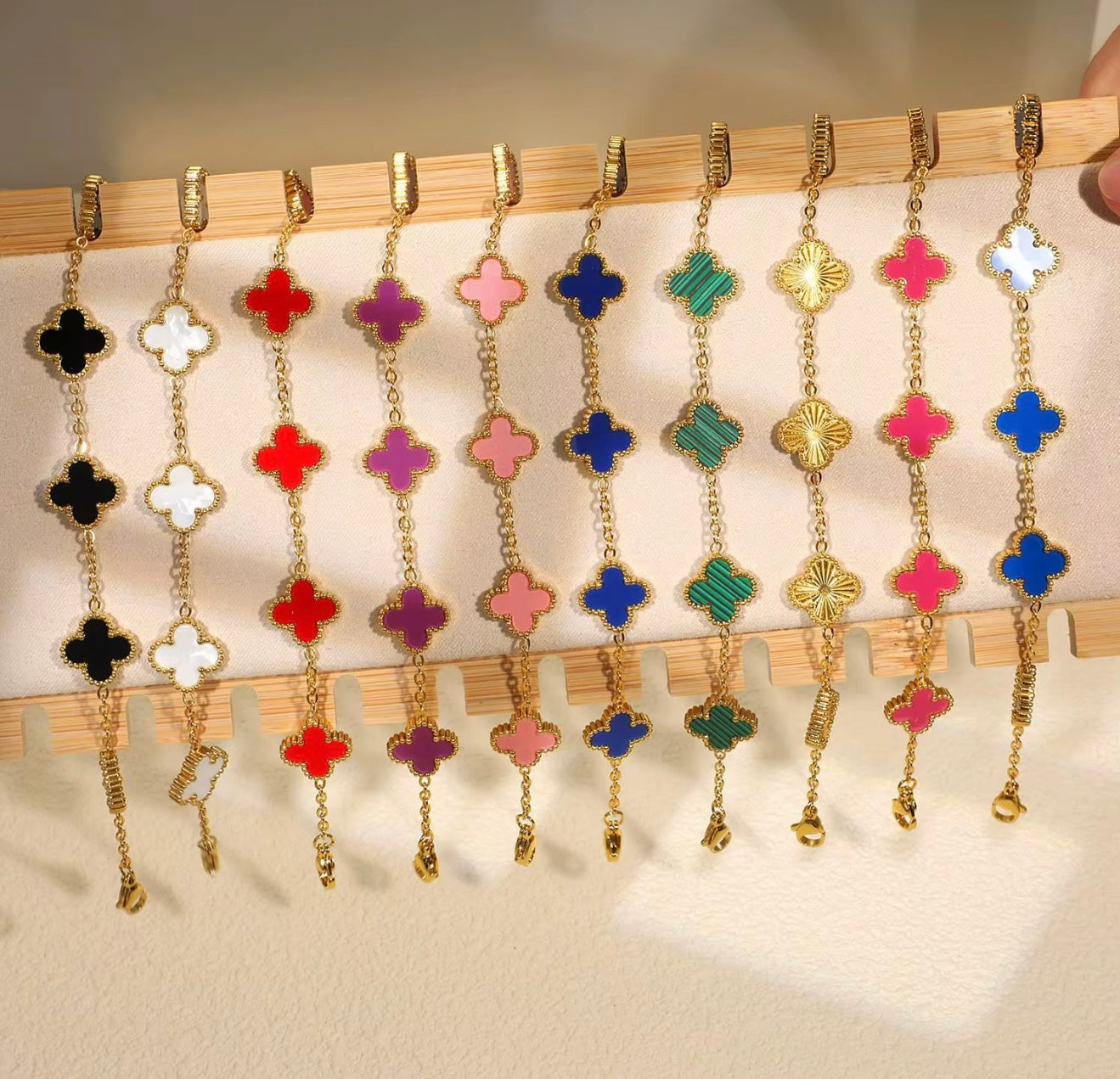 Bracelets Trèfle à quatre feuille