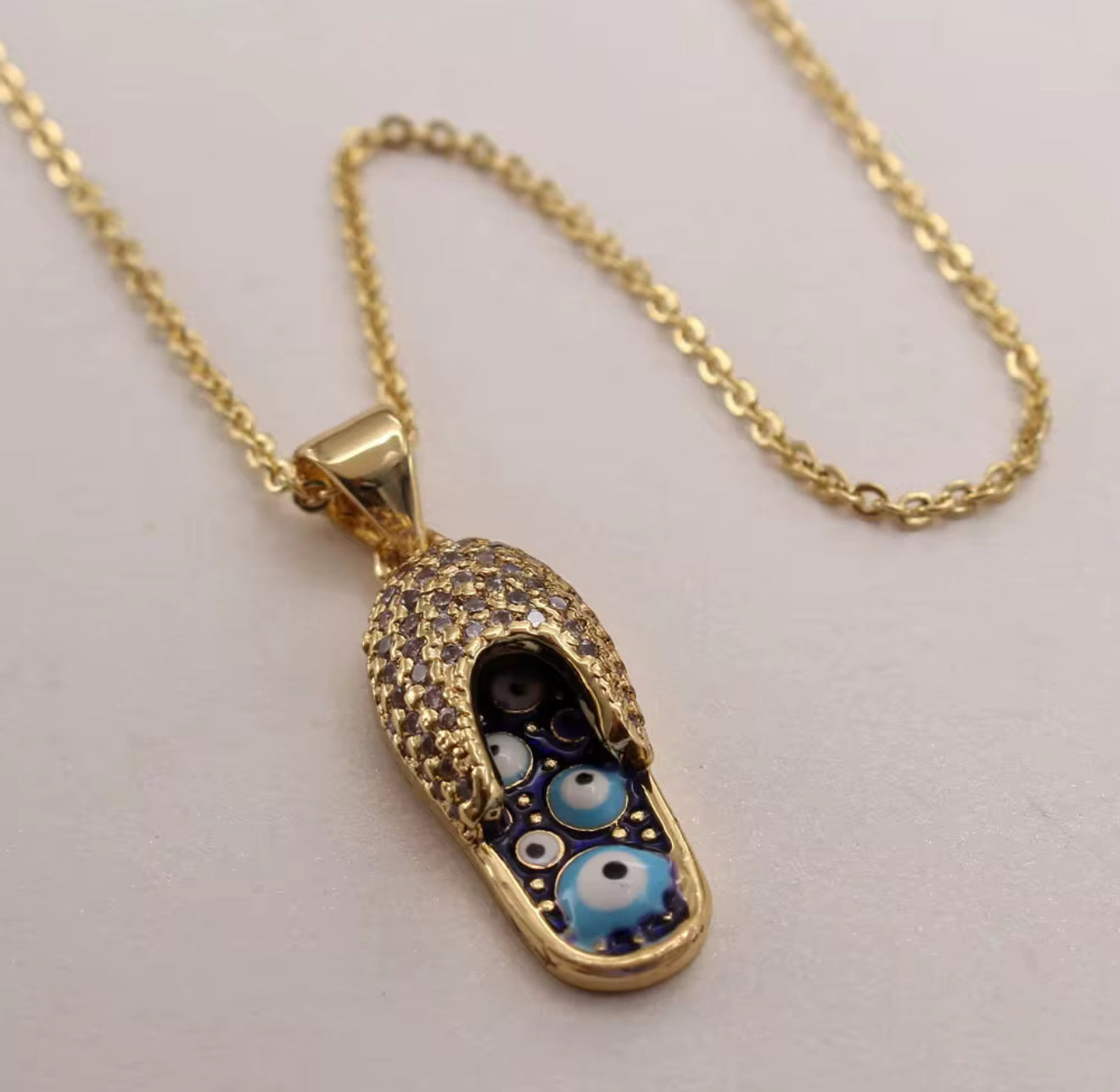 Collier Œil Bleu