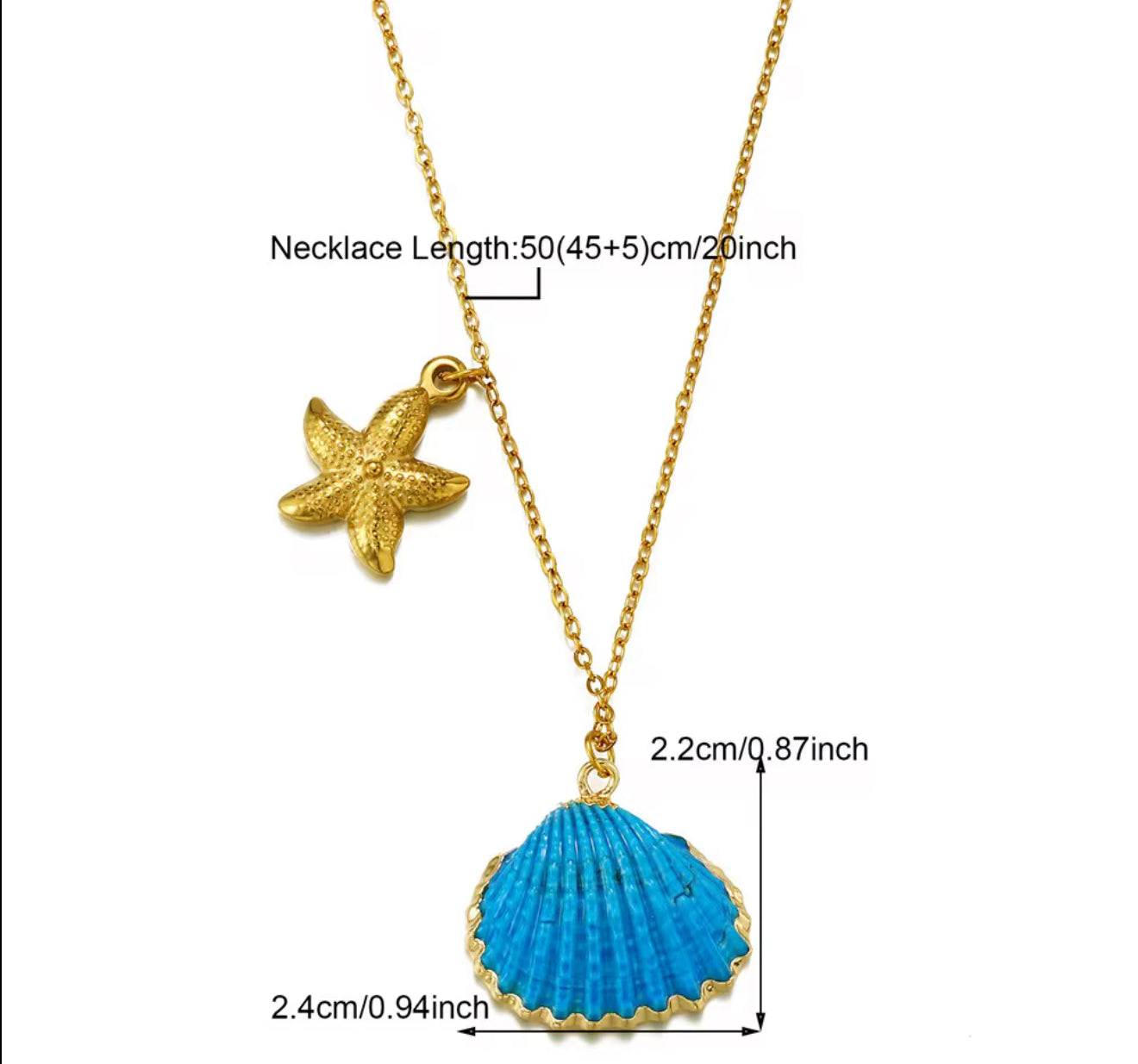 Colliers Coquillage Pop