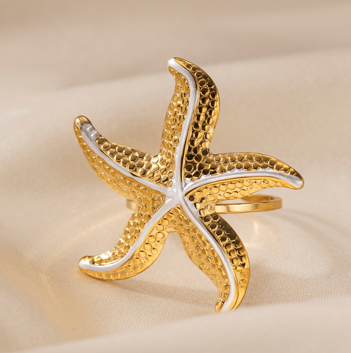 Bague Etoile de Mer Ajustable