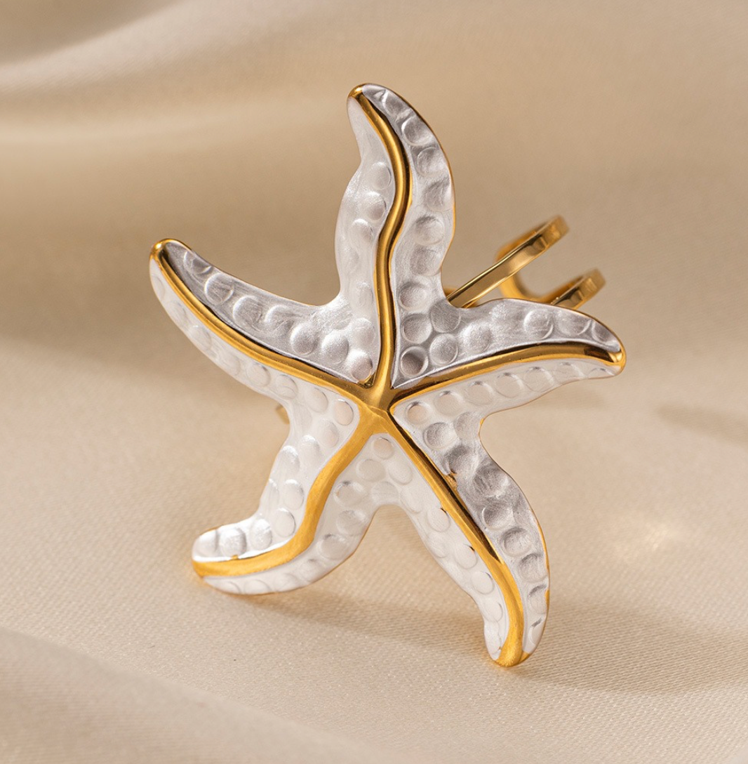 Bague Etoile de Mer Ajustable