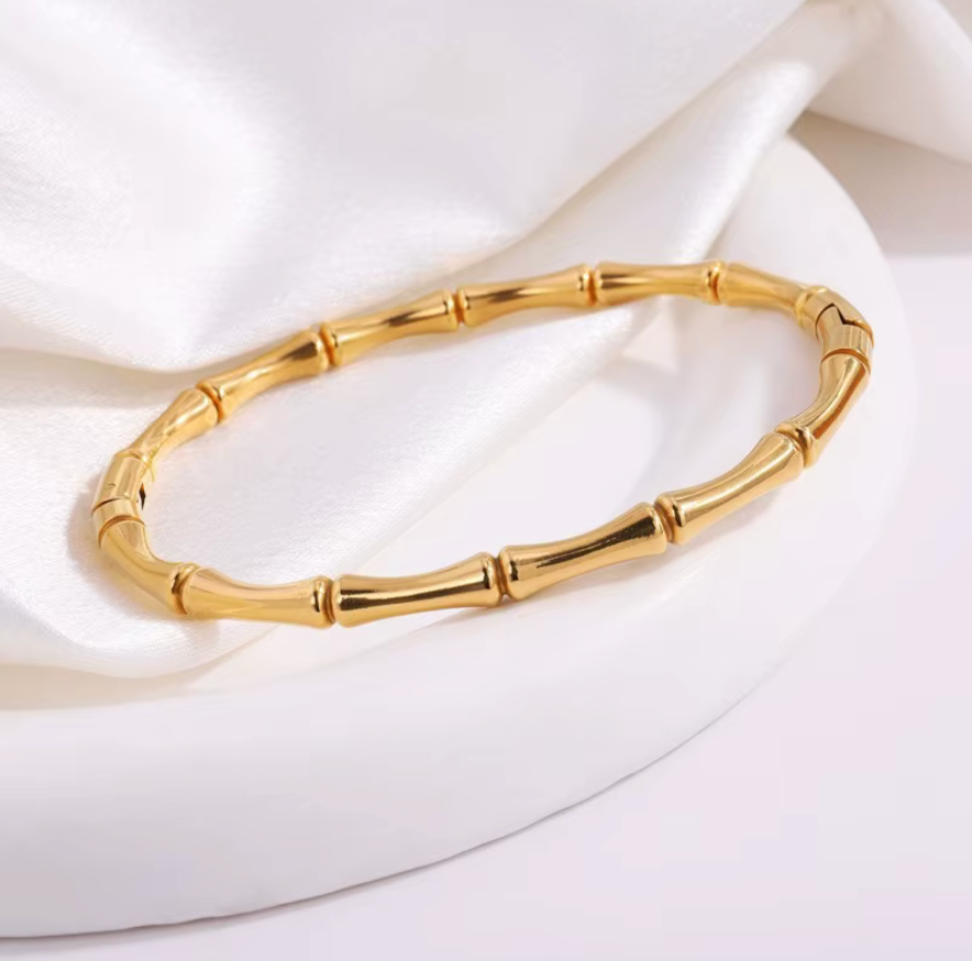 Bracelet Style Noeud en Bambou 18 cm