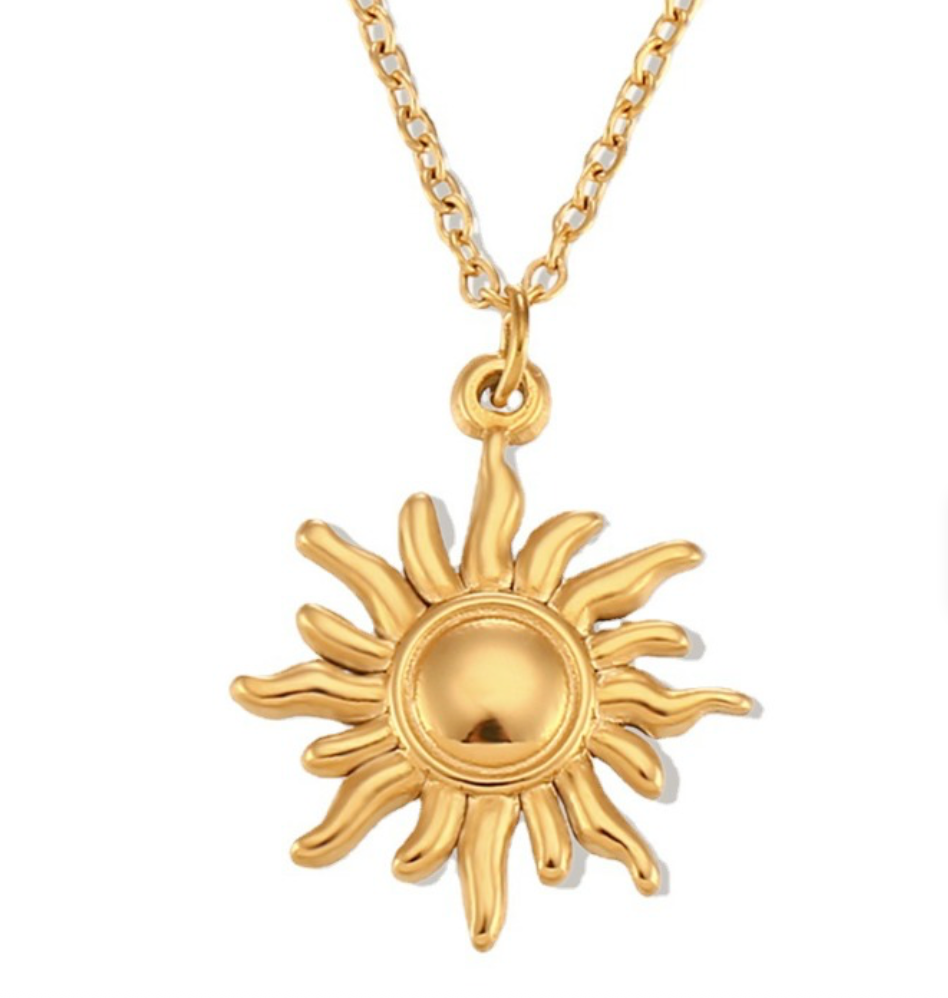 Collier Soleil Doré  40 + 5 cm
