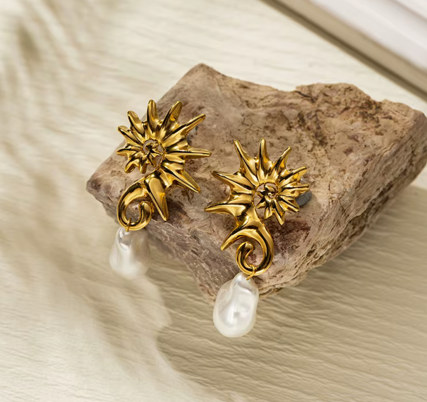 Boucles d’oreilles Doré