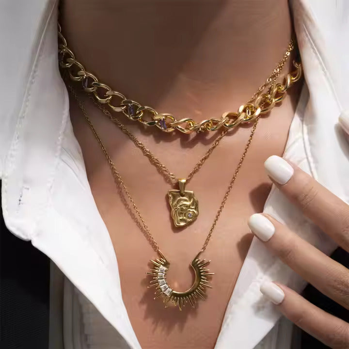 Golden necklace