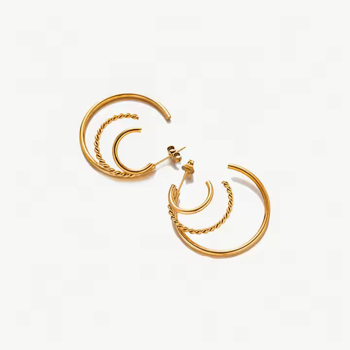Boucles D'oreille Dualia