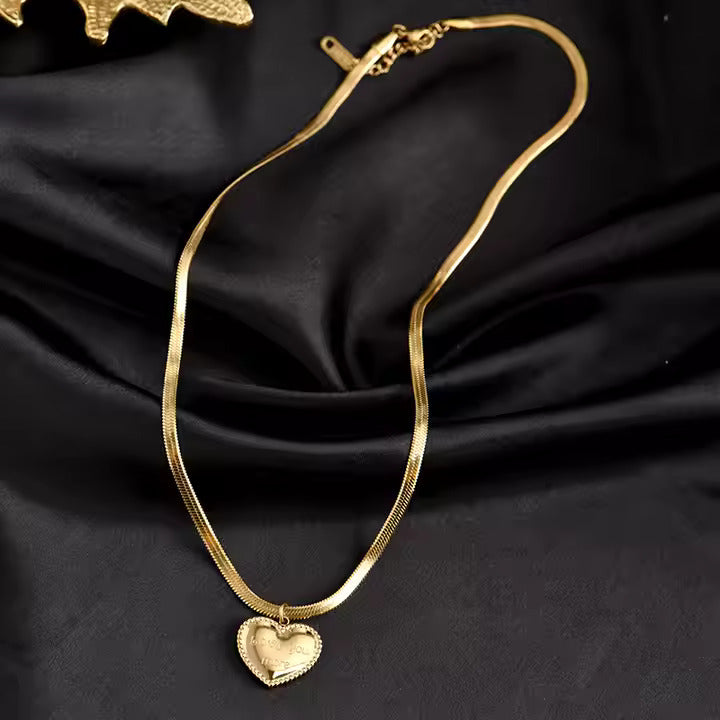 Collier Cœur Cristal