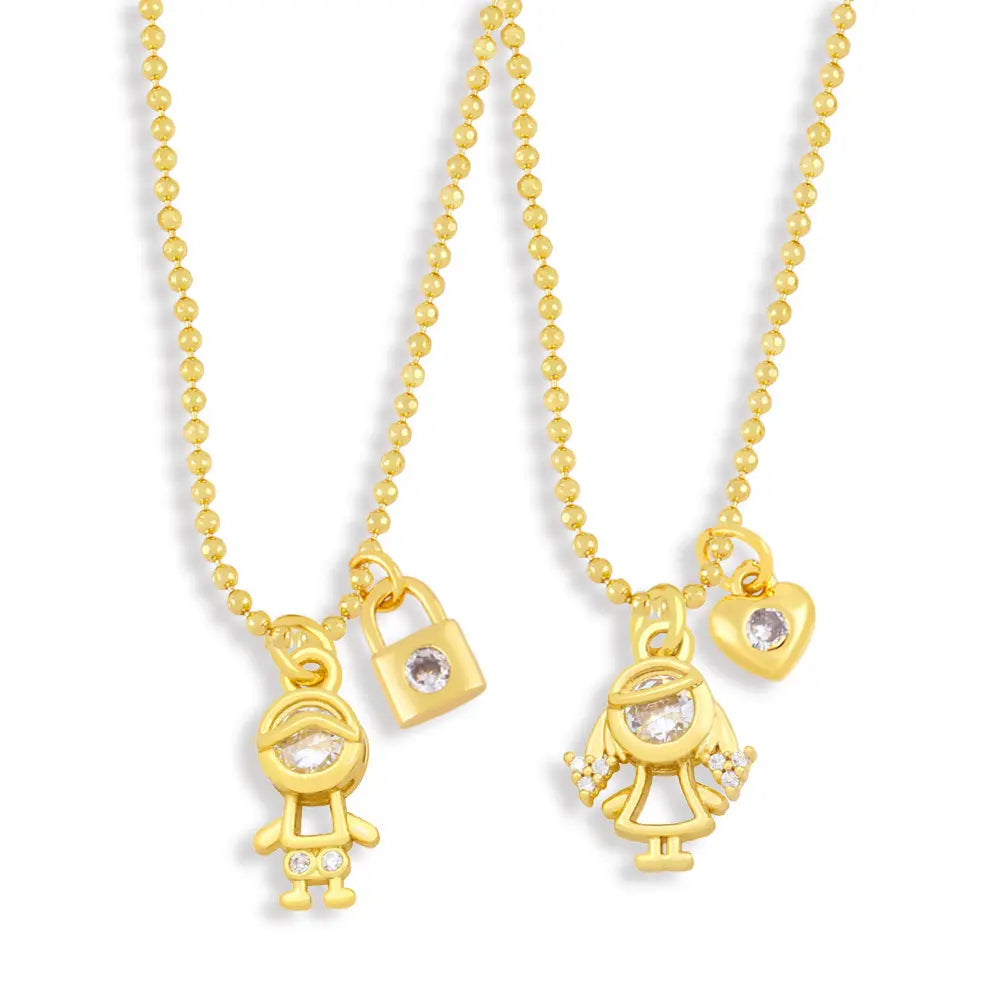 Collier Duo Doré