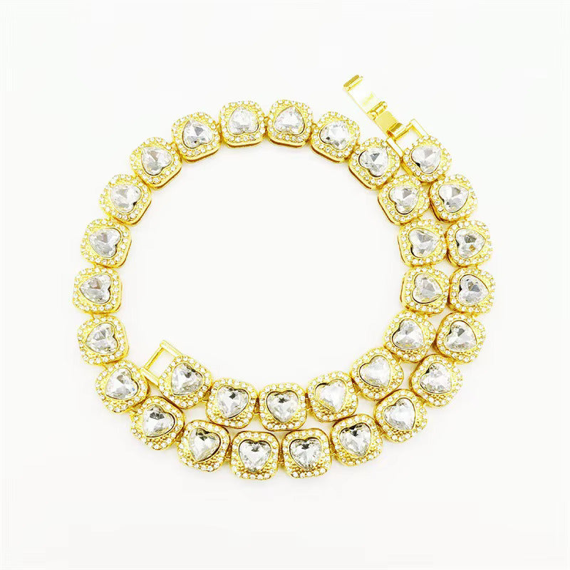 Collier Couronne de Cœurs