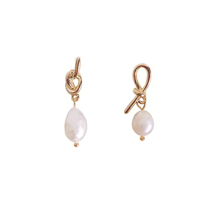 Boucles D'oreille Perle doré