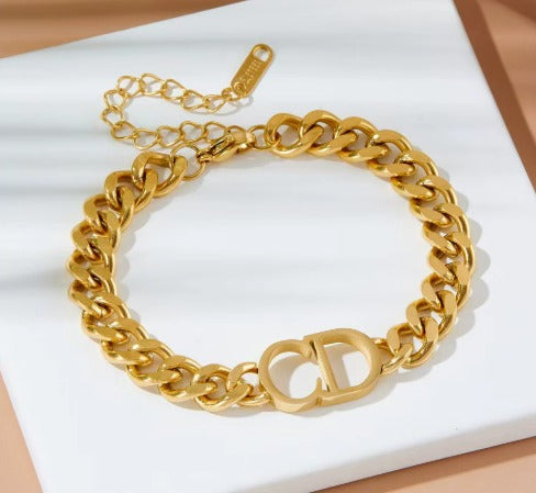 Bracelet CD Doré