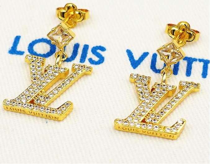 Boucles D'Oreilles LVX  en Acier Inoxydable & Gravé